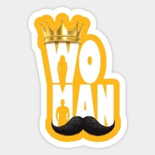 Man and Woman T-shirt Sticker